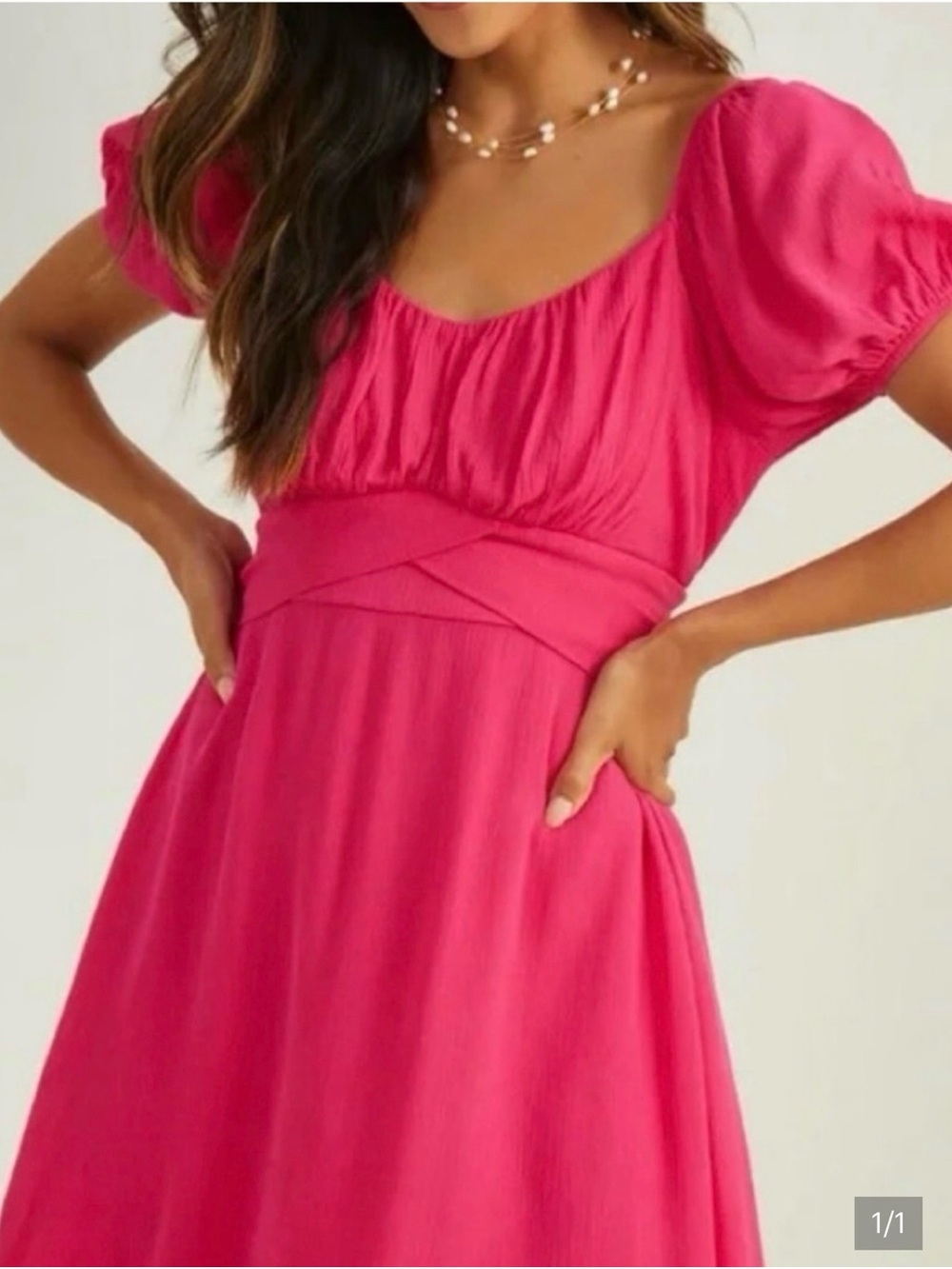 Altar’d State Hot Pink Dress. Size M NWT